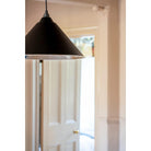 Hammered Nickel Hockley Pendant in Elan Black | From The Anvil-Hockley-Yester Home