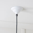 Hammered Nickel Hockley Pendant in Flock | From The Anvil-Hockley-Yester Home