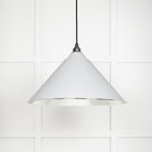 Hammered Nickel Hockley Pendant in Flock | From The Anvil - Hockley - From The Anvil - Yester Home