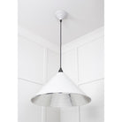 Hammered Nickel Hockley Pendant in Flock | From The Anvil - Hockley - From The Anvil - Yester Home