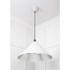 Hammered Nickel Hockley Pendant in Flock | From The Anvil-Hockley-Yester Home