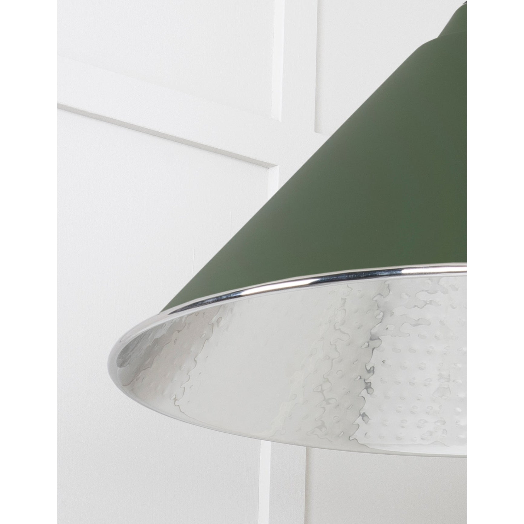 Hammered Nickel Hockley Pendant in Heath | From The Anvil-Hockley-Yester Home