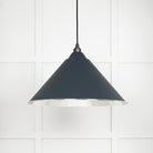 Hammered Nickel Hockley Pendant in Soot | From The Anvil - Hockley - From The Anvil - Yester Home