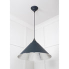 Hammered Nickel Hockley Pendant in Soot | From The Anvil - Hockley - From The Anvil - Yester Home