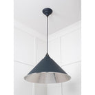 Hammered Nickel Hockley Pendant in Soot | From The Anvil - Hockley - From The Anvil - Yester Home