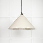 Hammered Nickel Hockley Pendant in Teasel | From The Anvil - Hockley - From The Anvil - Yester Home