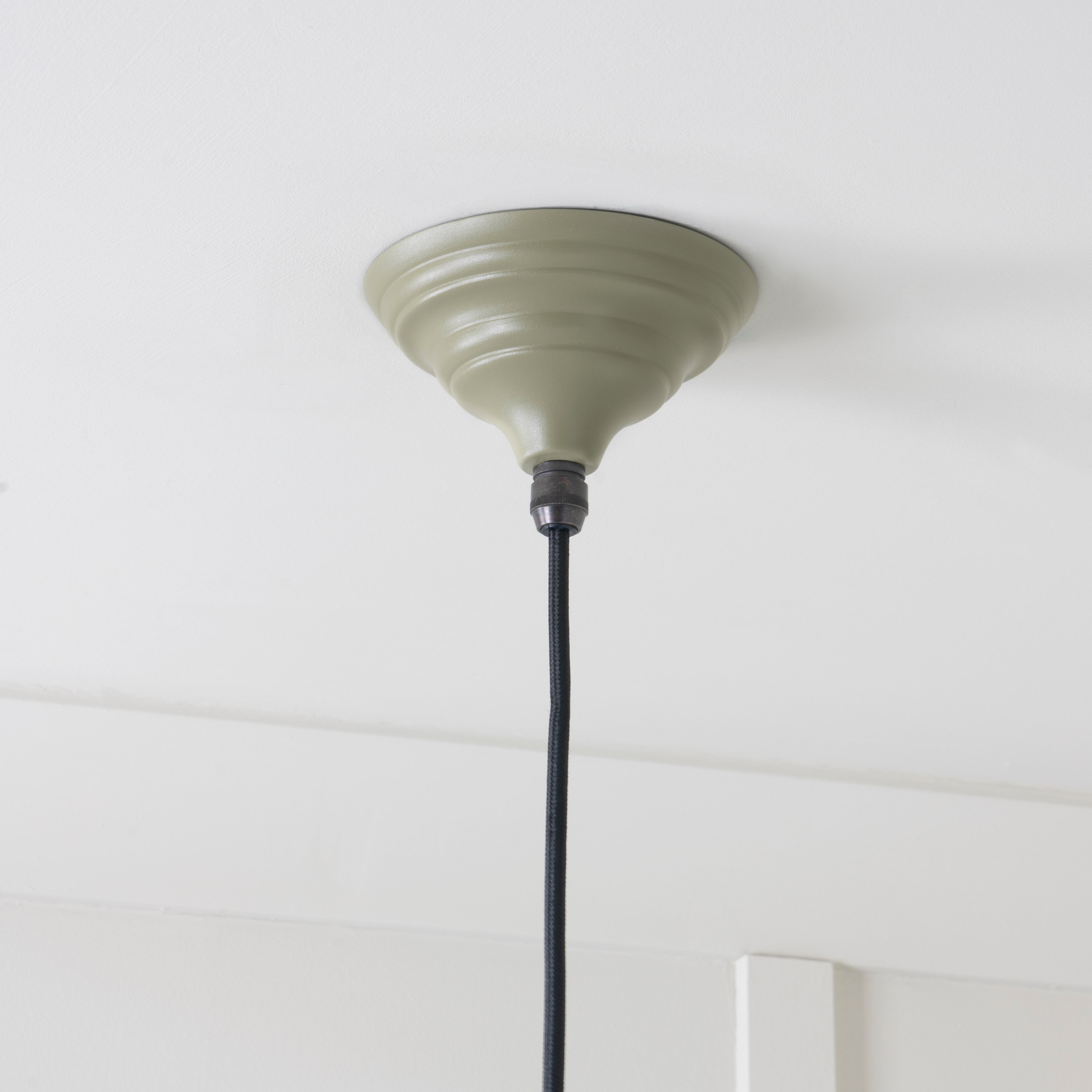 Hammered Nickel Hockley Pendant in Tump | From The Anvil-Hockley-Yester Home