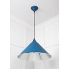 Hammered Nickel Hockley Pendant in Upstream | From The Anvil - Hockley - From The Anvil - Yester Home
