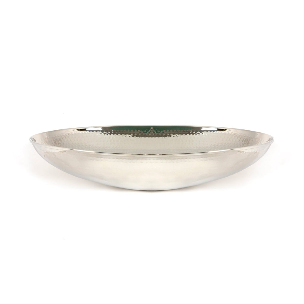 Hammered Nickel Oval Sink | From The Anvil