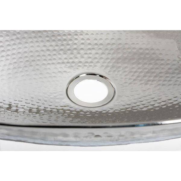 Hammered Nickel Oval Sink | From The Anvil