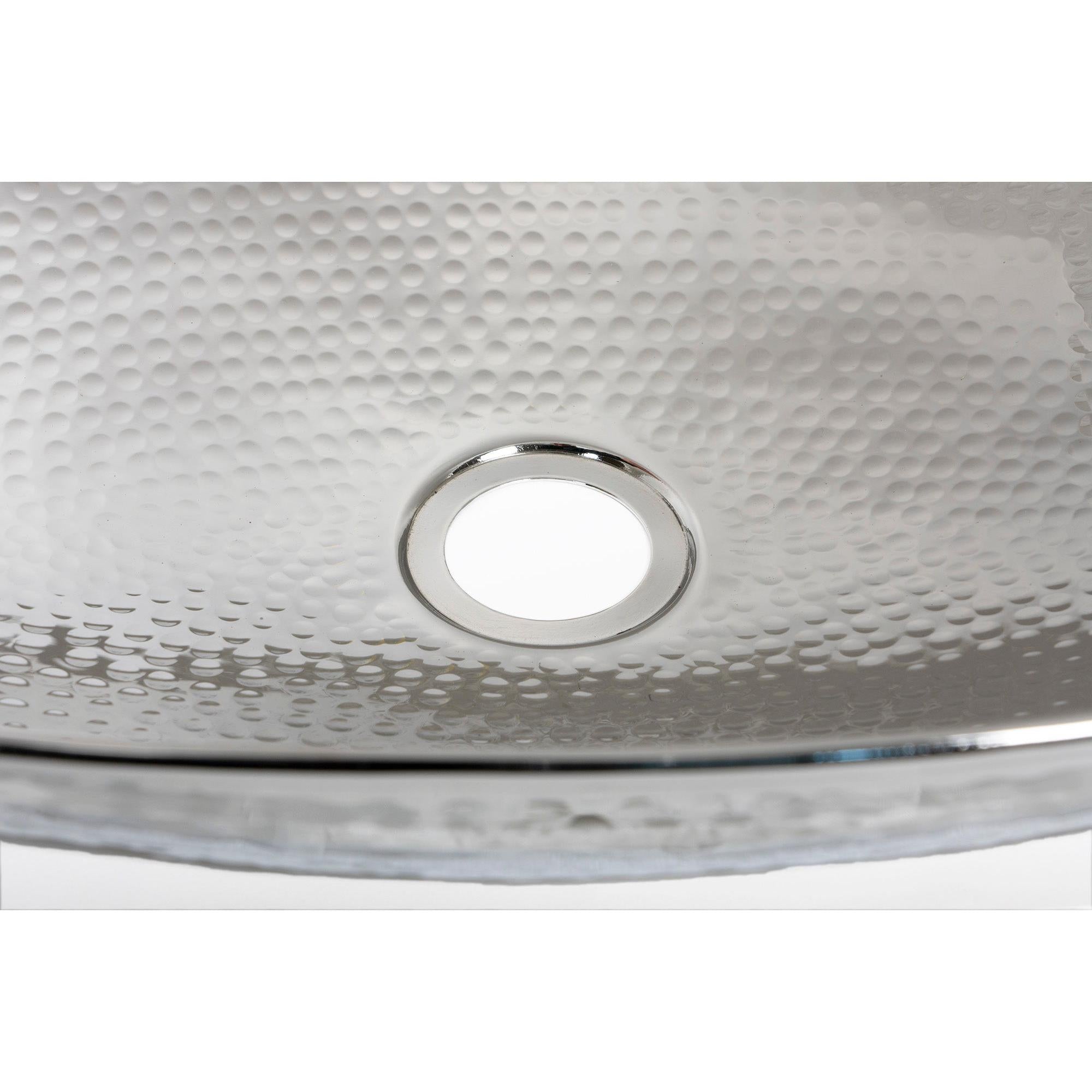 Hammered Nickel Oval Sink | From The Anvil - Sinks - From The Anvil - Yester Home