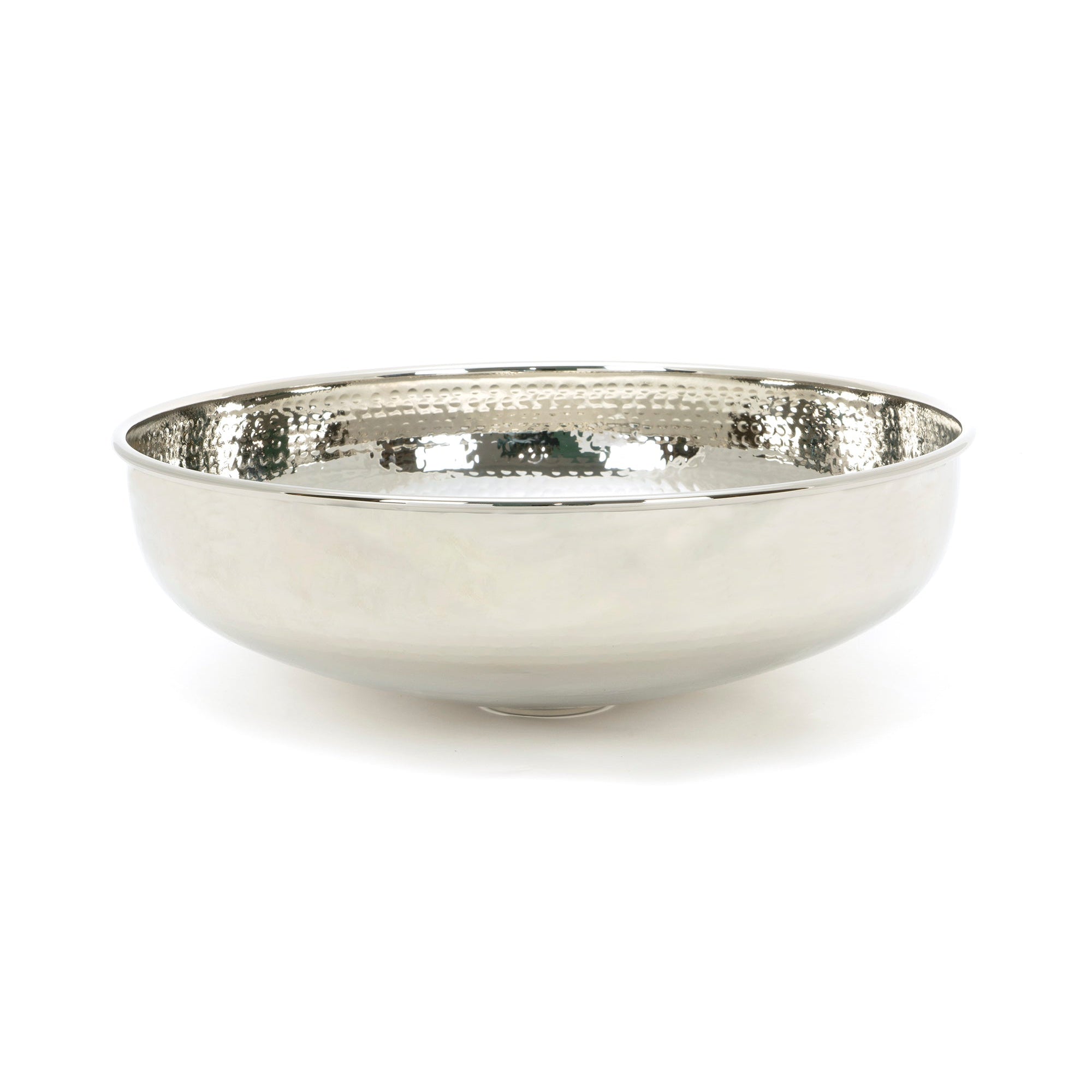 Hammered Nickel Round Sink | From The Anvil-Sinks-Yester Home