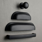 Hampton Matt Black Cupboard Handles-Cabinet Handles-Yester Home