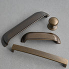 Hampton Old Brass Cupboard Handles-Cabinet Handles-Yester Home