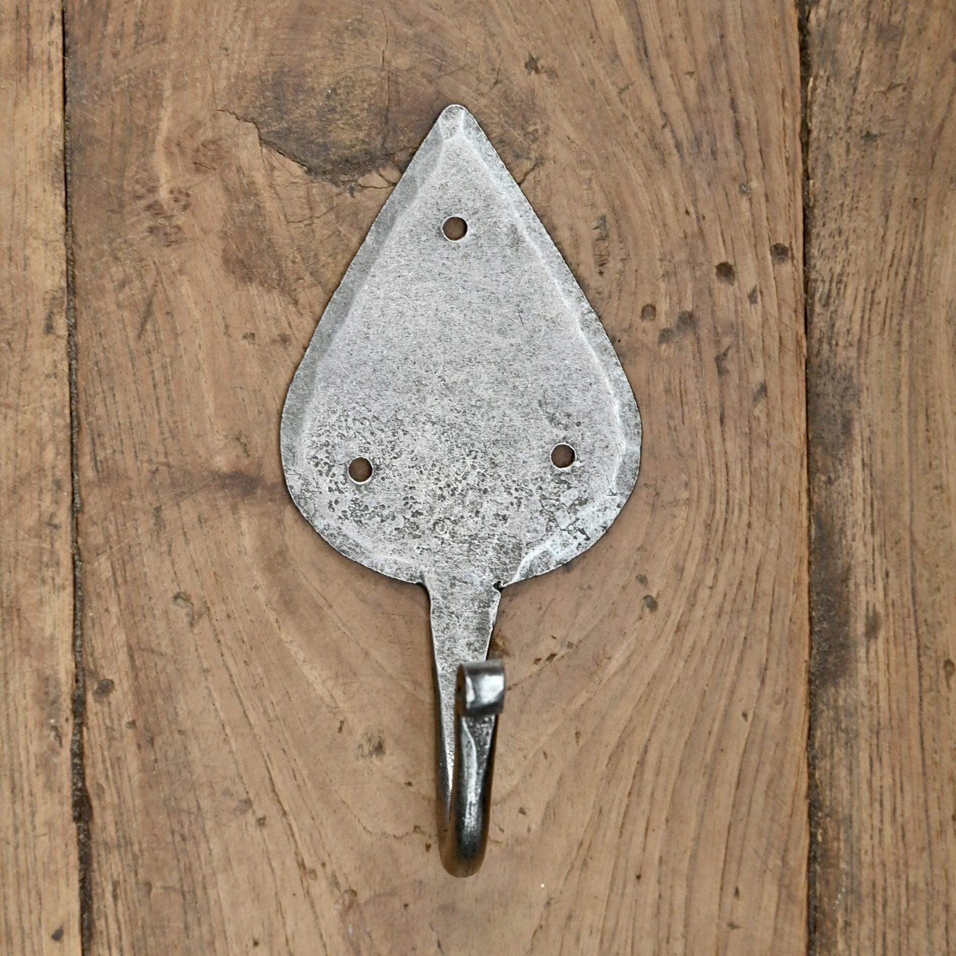 Hand Forged Gothic Coat Hook-Coat Hooks-Yester Home