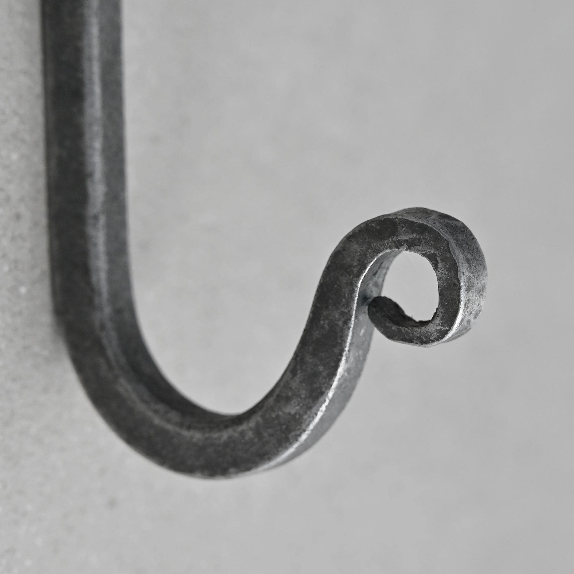 Hand Forged Shropshire Iron Hook-Coat Hooks-Yester Home