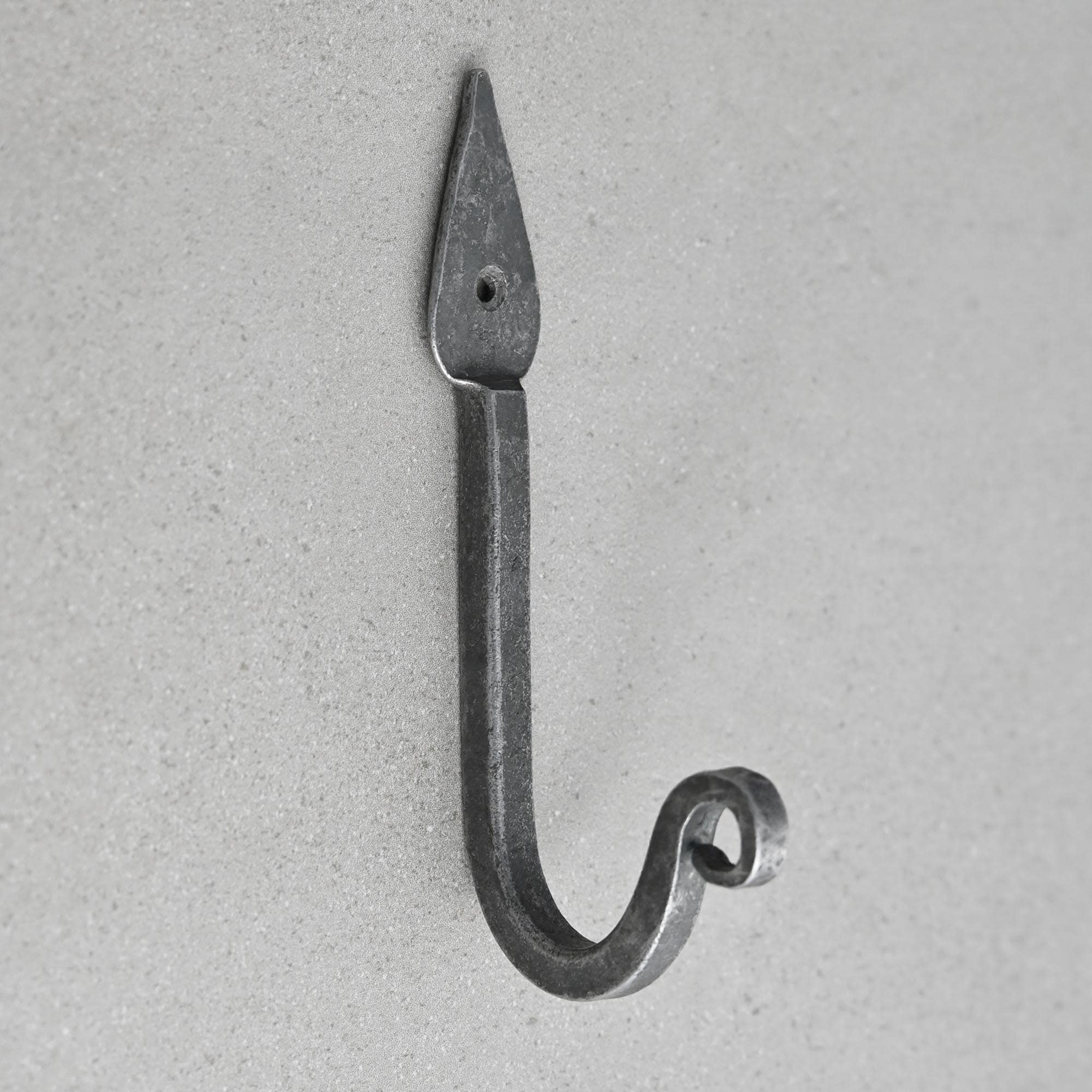 Hand Forged Shropshire Iron Hook-Coat Hooks-Yester Home