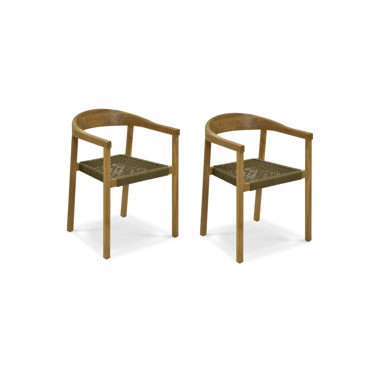 Harford Dining Chair | Set of 2 | Olive Green - Outdoor Chairs & Loungers - Garden Trading - Yester Home