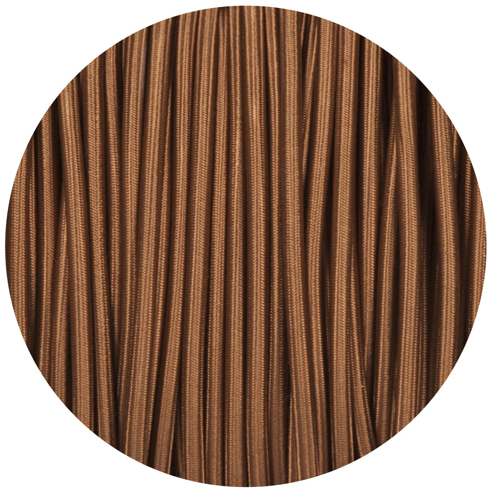 Havanna Gold Round Fabric Braided Cable-Fabric Cable-Yester Home