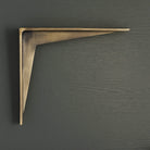 Heritage Shelf Bracket | Aged Brushed Brass - Brass Shelf Brackets - Yester Home - Yester Home