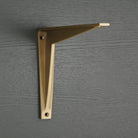 Heritage Shelf Bracket | Brushed Satin Brass Lacquered - Brass Shelf Brackets - Yester Home - Yester Home