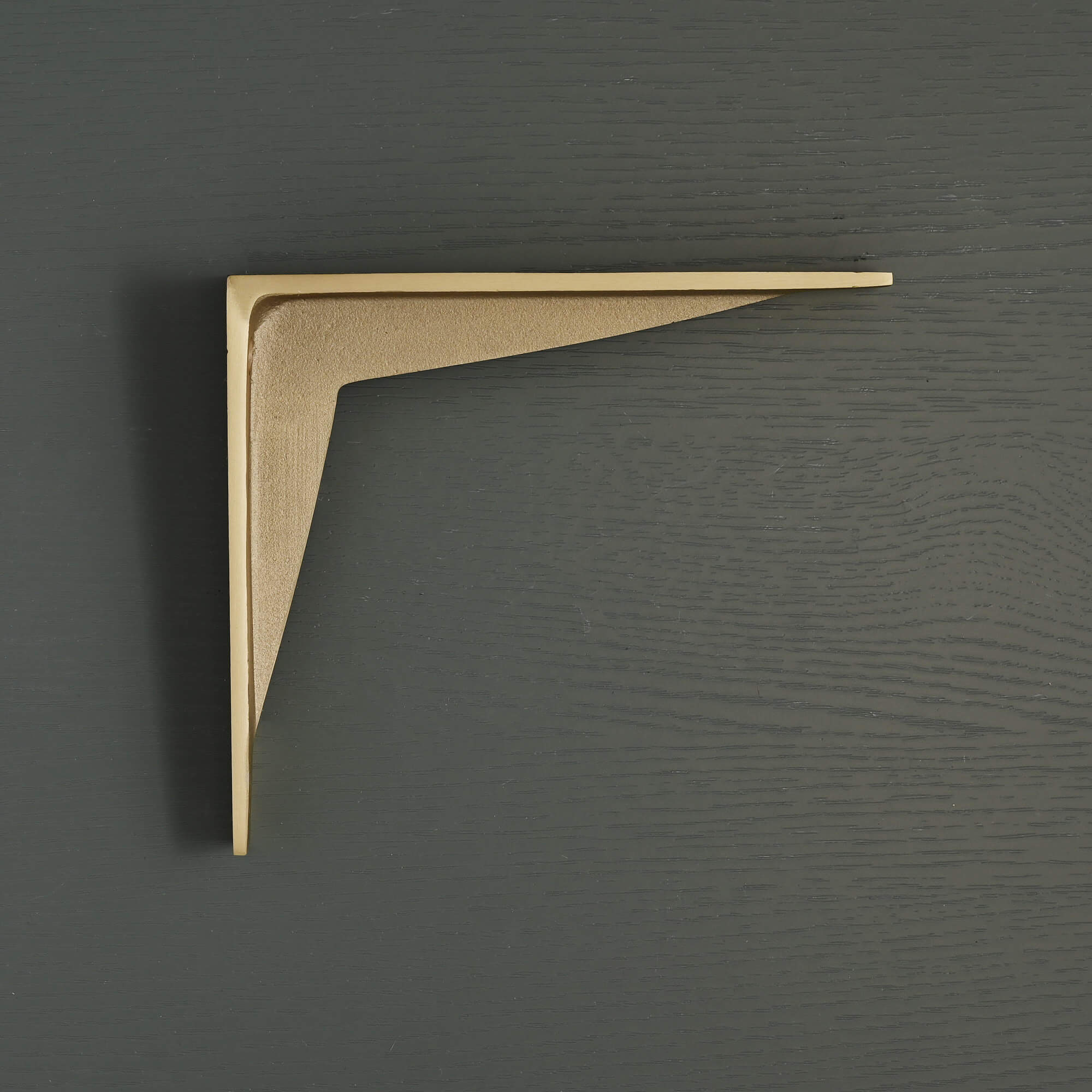 Heritage Shelf Bracket | Brushed Satin Brass Lacquered - Brass Shelf Brackets - Yester Home - Yester Home