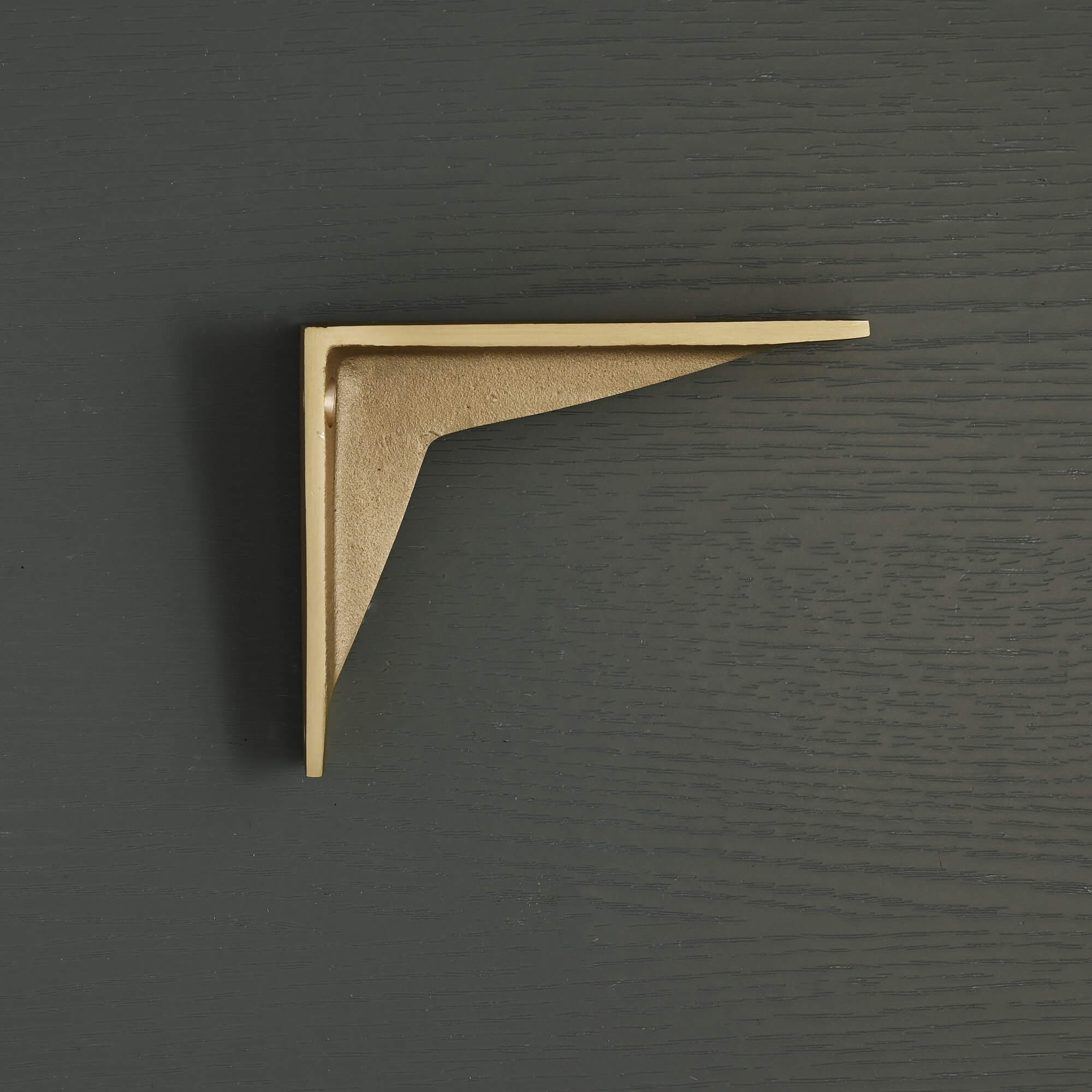 Heritage Shelf Bracket | Brushed Satin Brass Lacquered - Brass Shelf Brackets - Yester Home - Yester Home