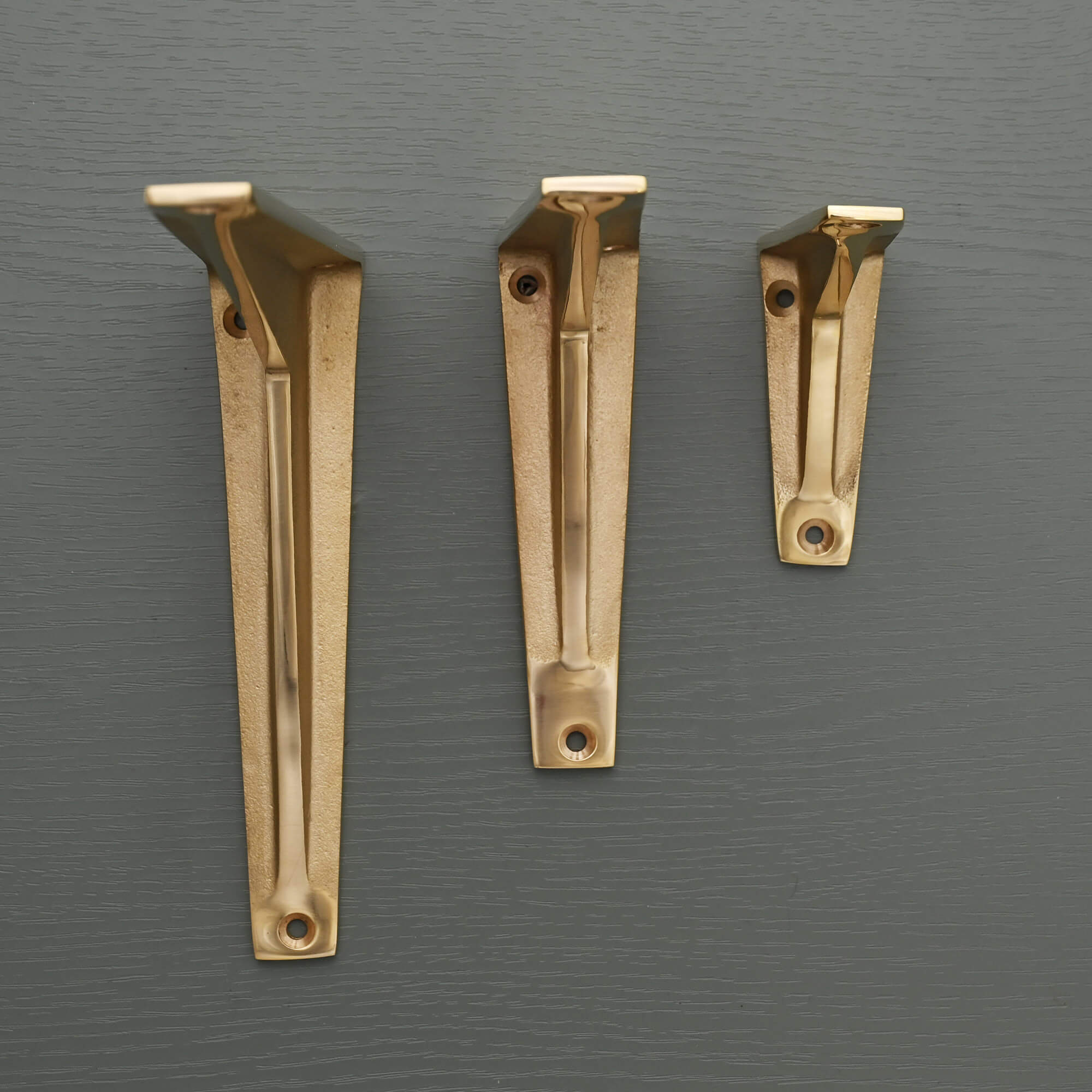 Heritage Shelf Bracket | Polished Brass - Brass Shelf Brackets - Yester Home - Yester Home