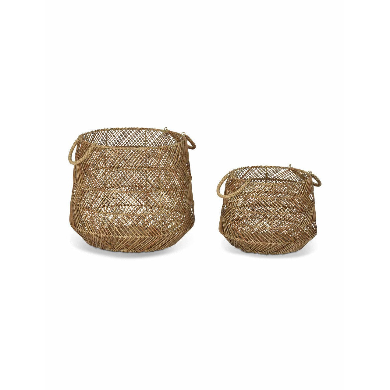 Hinton Woven Basket | Set of 2 - Baskets - Garden Trading - Yester Home