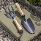 Horton Fork and Trowel Set in Black | Ash & Steel-Gardening Tools-Yester Home