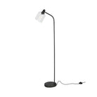 Hoxton Cylinder Floor Lamp in Black - Steel-Floor Lights-Yester Home