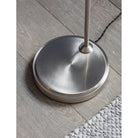 Hoxton Dome Floor Lamp in Satin Nickel-Floor Lights-Yester Home