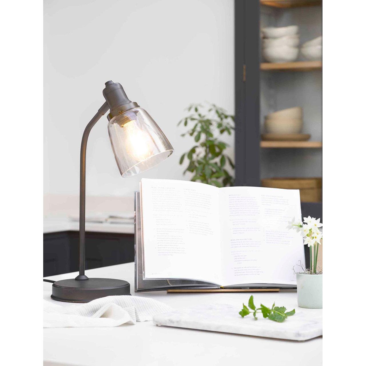 Hoxton Dome Table Lamp in Antique Bronze-Table & Desk Lamps-Yester Home