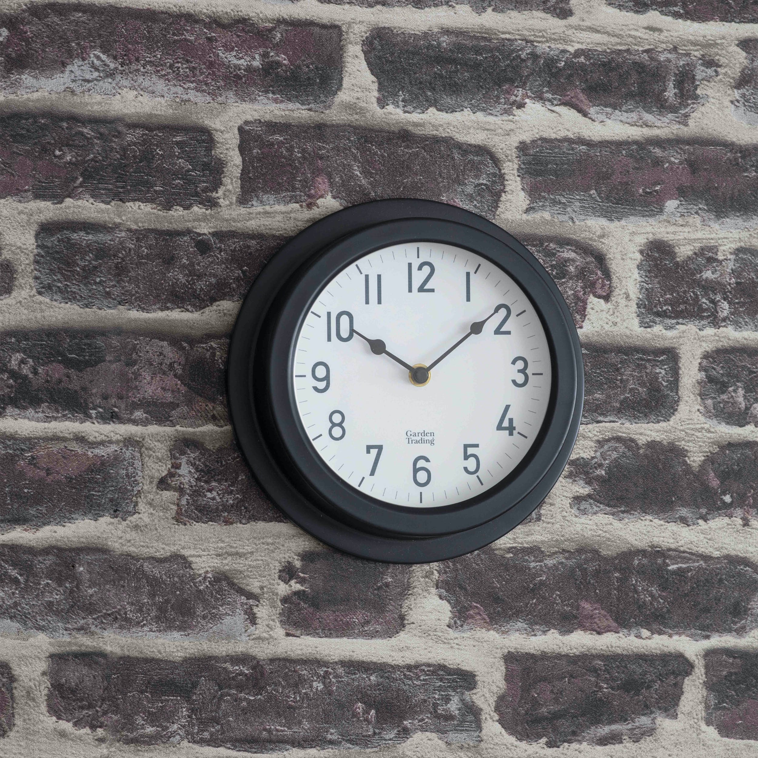 Steel Tenby Clock | Carbon-Clocks-Yester Home