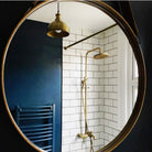 Industville Brooklyn Dome Pendant - 8 Inch - Brass-Ceiling Lights-Yester Home