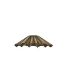 Industville Brooklyn Umbrella Pendant - 8 Inch - Brass-Ceiling Lights-Yester Home