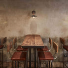 Industville Brooklyn Umbrella Wall Light - 8 Inch - Pewter-Wall Lights-Yester Home