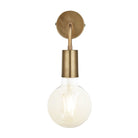 Industville Sleek Edison Wall Light - Brass-Wall Lights-Yester Home