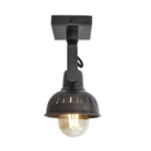Industville Swivel Spotlight Flush Mount - Single - Pewter-Flush Mount-Yester Home