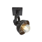 Industville Swivel Spotlight Flush Mount - Single - Pewter-Flush Mount-Yester Home