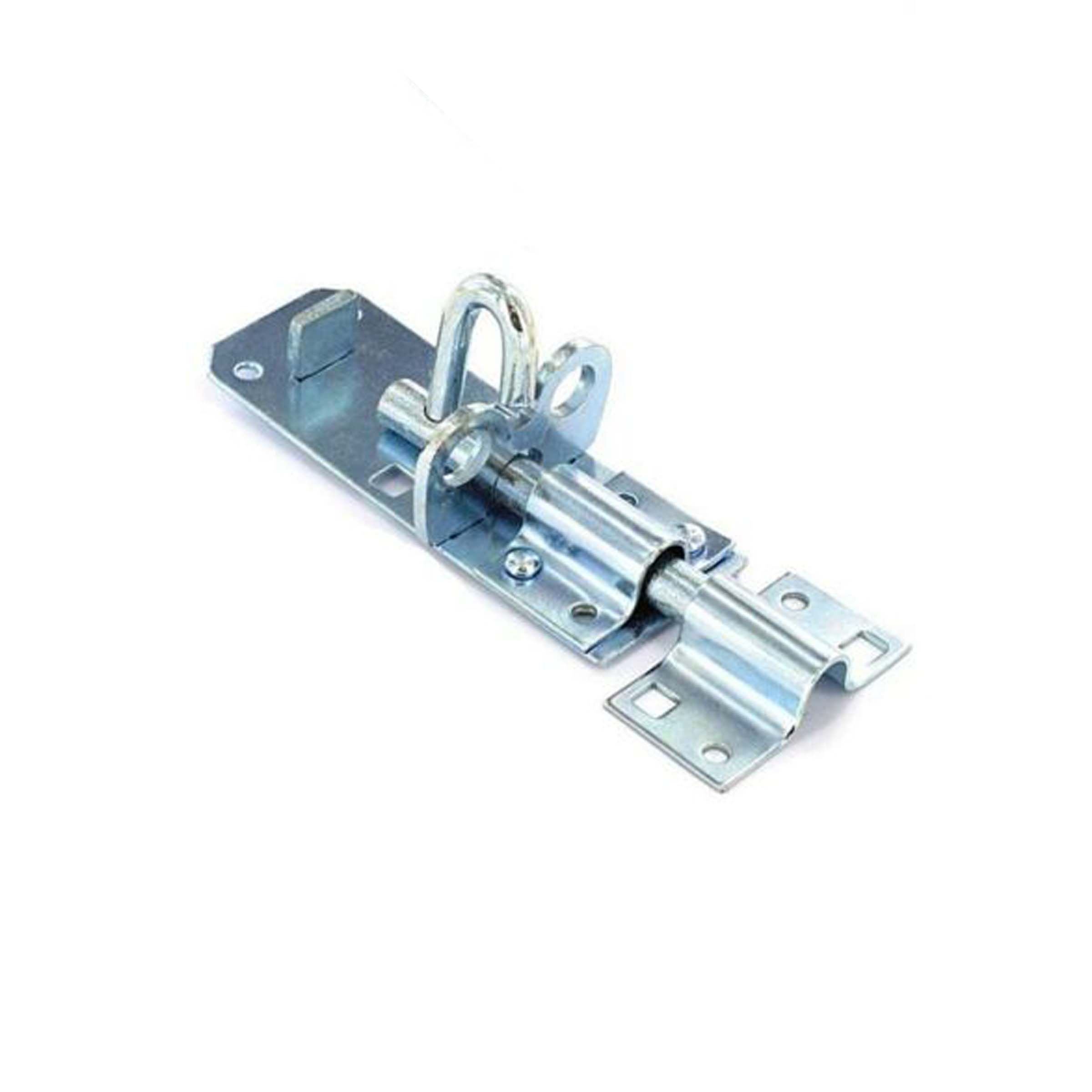Iron Brenton Bolt 4" Zinc-Latches & Bolts-Yester Home