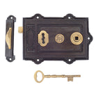 Iron Davenport Rim Lock | From The Anvil-Rim Locks & Latches-Yester Home
