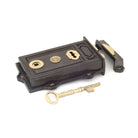 Iron Davenport Rim Lock | From The Anvil-Rim Locks & Latches-Yester Home