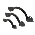Iron Door Handle Arrow End 8" - 200mm Beeswax-Cabinet Handles-Yester Home