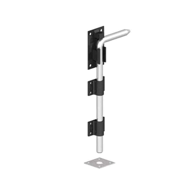 Iron Drop Bolt 18" Black-Latches & Bolts-Yester Home