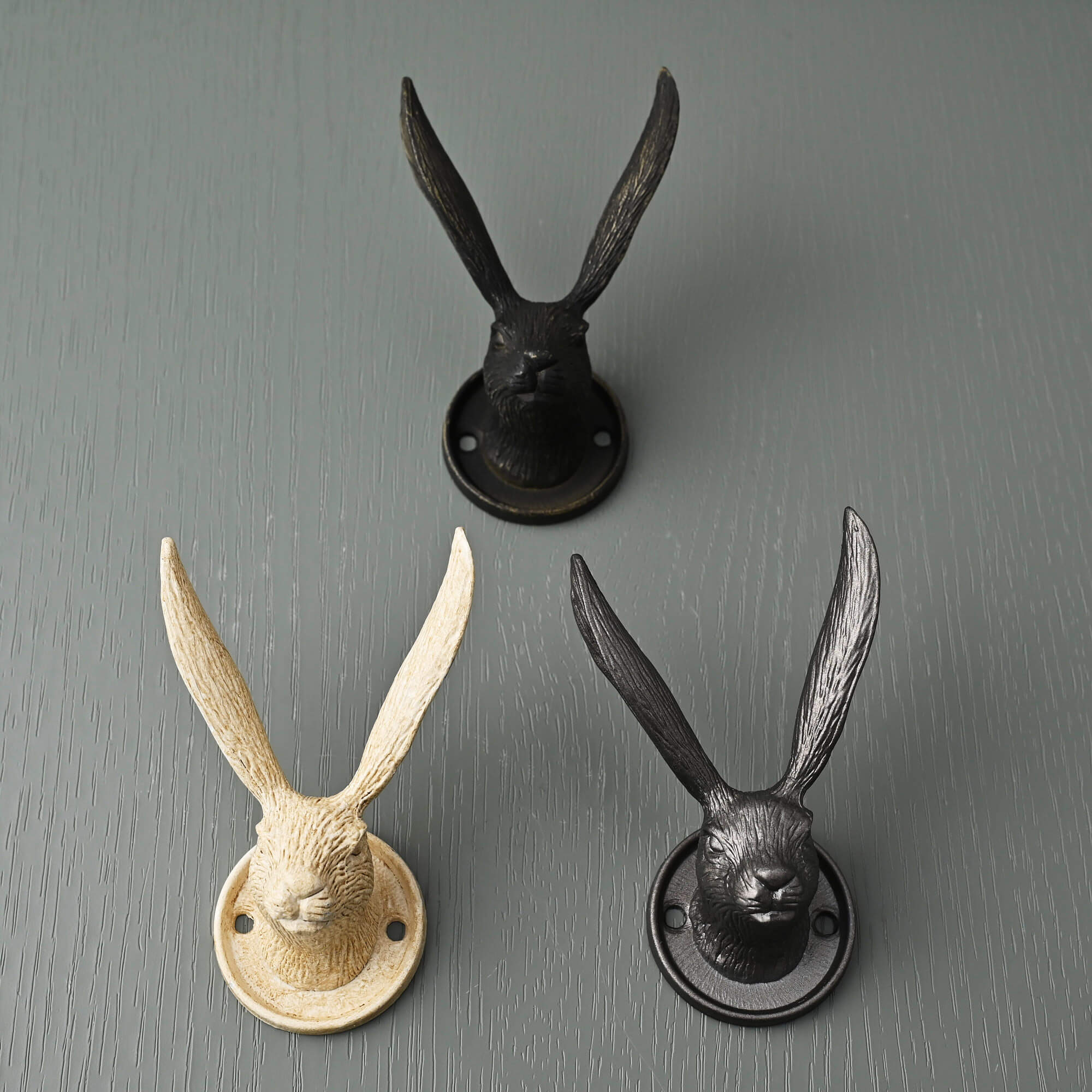 Iron Hare Hook - Coat Hooks - London Ornaments - Yester Home