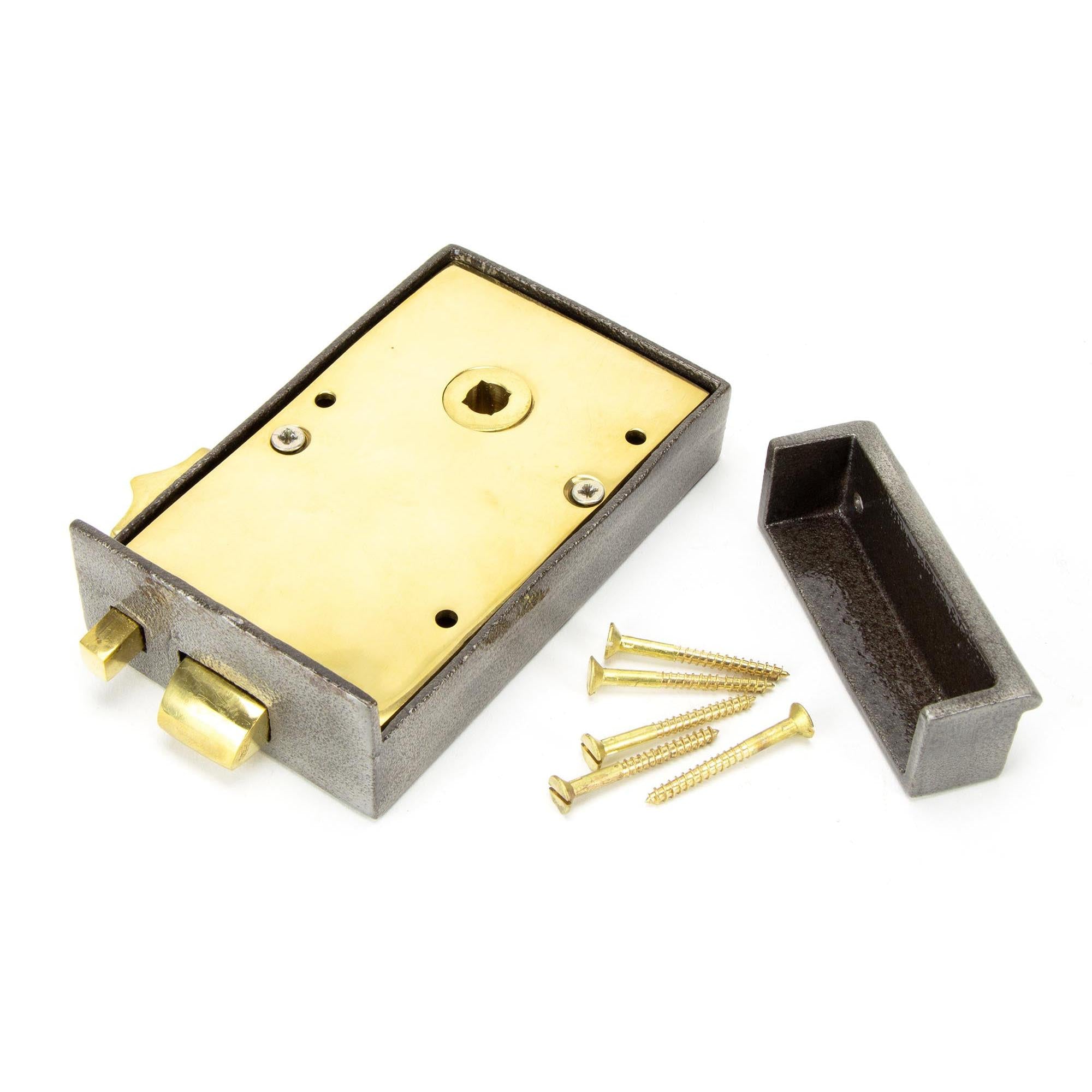 Iron Left Hand Bathroom Latch | From The Anvil - Rim Locks & Latches - From The Anvil - Yester Home