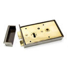 Iron Left Hand Rim Lock - Small | From The Anvil - Rim Locks & Latches - From The Anvil - Yester Home