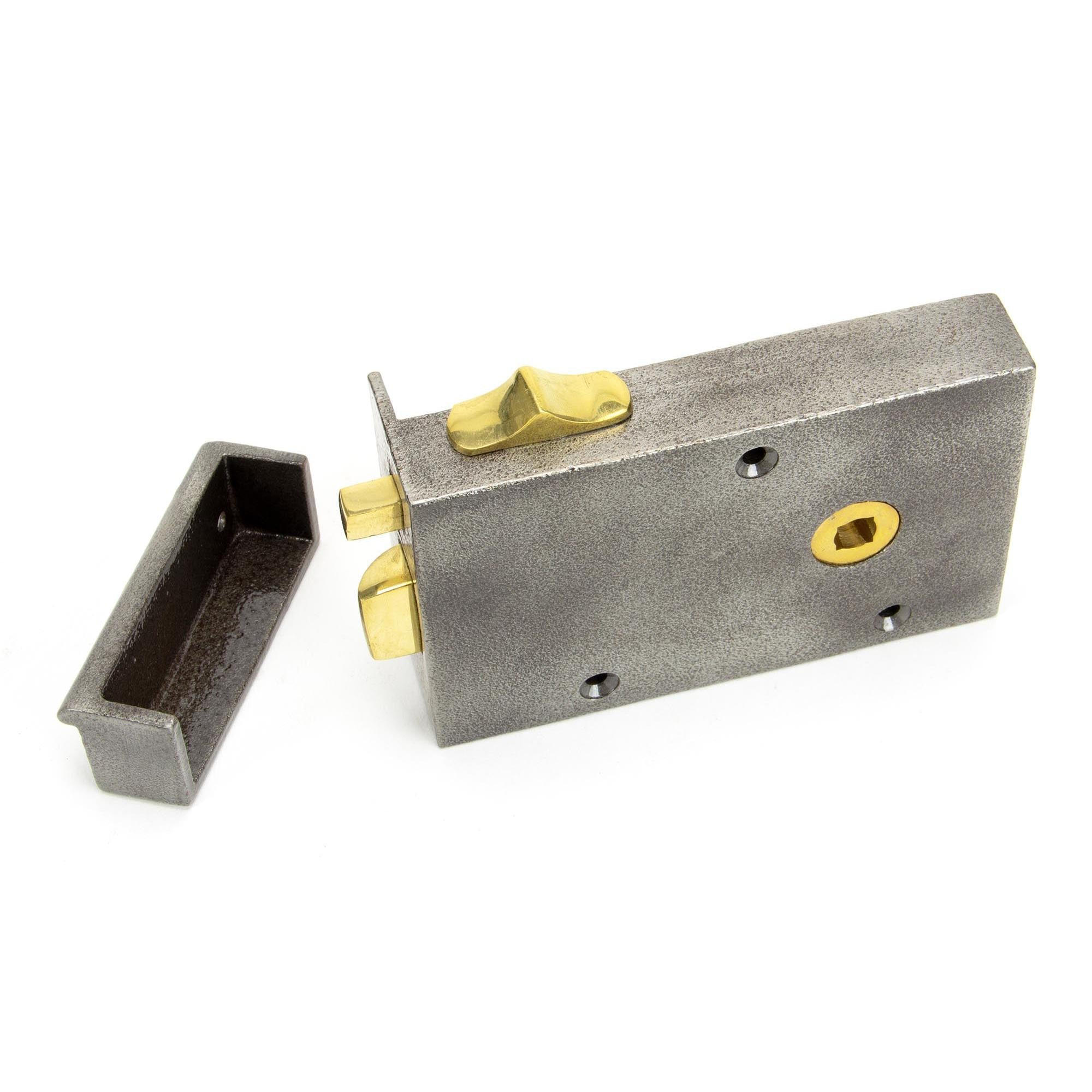 Iron Right Hand Bathroom Latch | From The Anvil - Rim Locks & Latches - From The Anvil - Yester Home