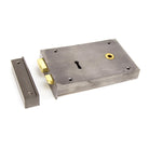 Iron Right Hand Rim Lock - Large | From The Anvil - Rim Locks & Latches - From The Anvil - Yester Home